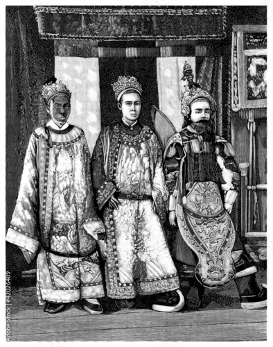 Obraz na plátně Trad. Asian Theatre-Opera