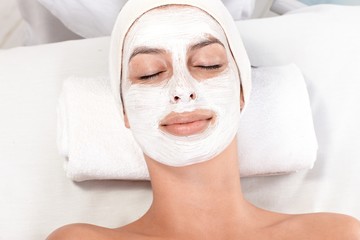 Sticker - Beauty treatment with facial mask