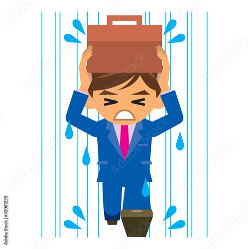 ビジネスマン イラスト 夕立 ゲリラ豪雨 Buy This Stock Vector And Explore Similar Vectors At Adobe Stock Adobe Stock