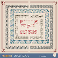 Wall Mural - vector seamless music pattern for decoration and design