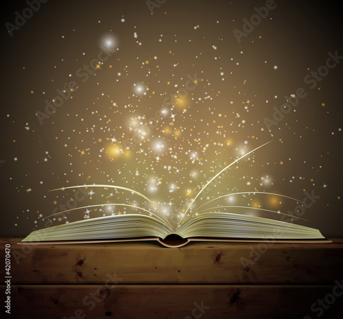 Board z aluminiowym obramowaniem Magiczna książka
