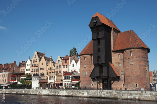 Fototapeta dla dzieci Das Krantor in Danzig (Gdansk)