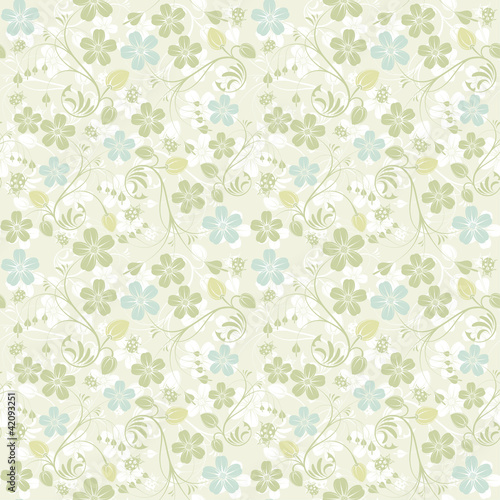 Flower seamless pattern