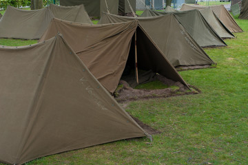 military camp