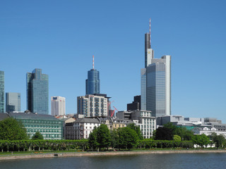 Canvas Print - Hochhäuser in Frankfurt