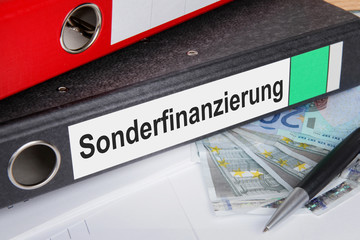 Poster - Aktenordner Sonderfinanzierung