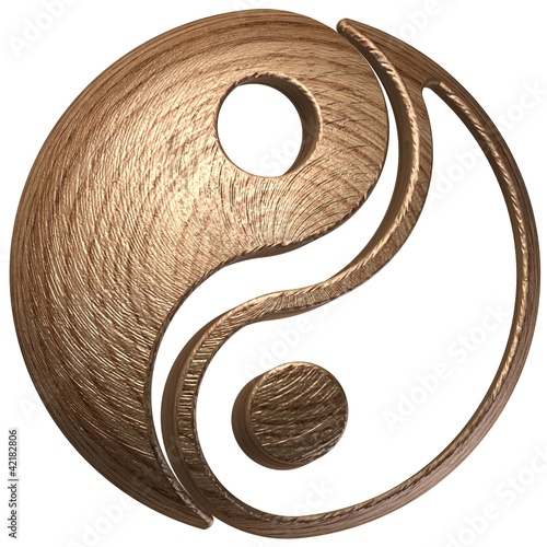 Board z aluminiowym obramowaniem Yin Yang