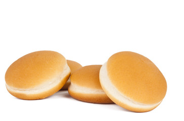 Canvas Print - hamburger buns isolated