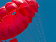 © Alex - Red parachute against the blue sky