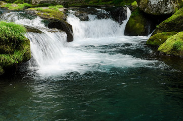  菊池渓谷の渓流