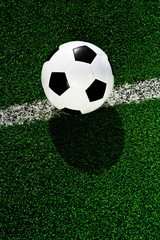  Soccer ball on green grass