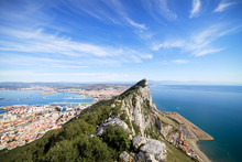 Gibraltar Rock Bay And Town