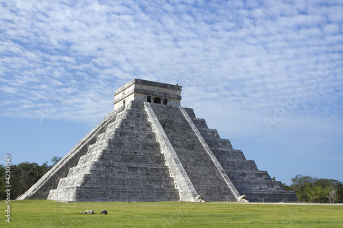 Plakat na papierze fotorealistycznym Ruiny Majów w Chichen Itza, Meksyk
