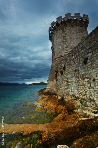 Obraz na płótnie canvas Twierdza w korcula. 