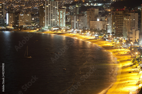 Board z aluminiowym obramowaniem Acapulco bay meksyk