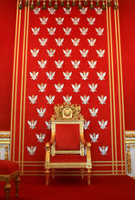 Throne Of Polish King In Warsaw Castle