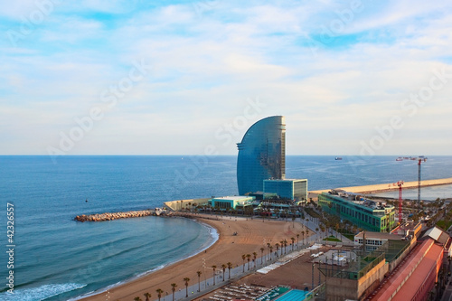 Fotoboard na płycie Plaża barcelona