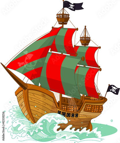 Plakat na zamówienie Pirate Ship