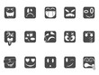 © HuHu Lin - square smiley face icons
