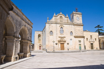 Mother Church of St. Giorgio. Melpignano. Puglia. Italy.