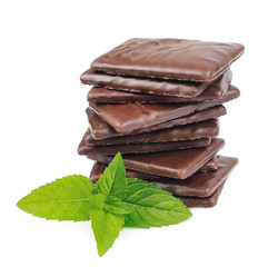 Wall Mural - Mix chocolate and mint