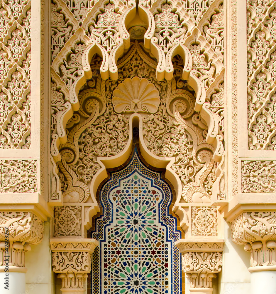 Moroccan architecture traditional - obrazy, fototapety, plakaty 