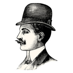 Fototapete - Gentleman