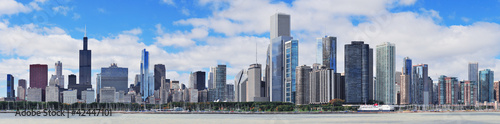 Fotoboard na płycie Panorama miejska chicago city
