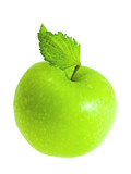 Fototapeta Mapy - Green apple.