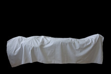 Abstract Of Dead Body Isolated In Black