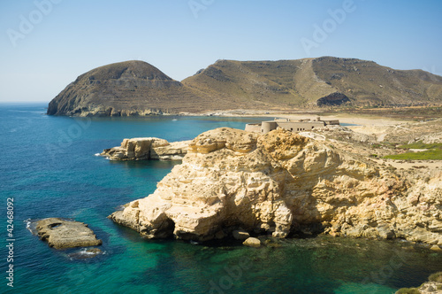 Fotoboard na płycie Wybrzeże cabo de gata