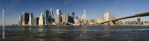 Obraz w ramie Brooklyn Bridge, New York