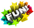 Fun Word Stars Starburst Entertainment Amusement