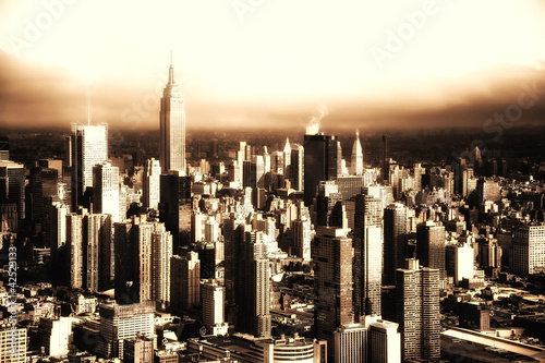Naklejka samoprzylepna Nowy Jork - Manhattan