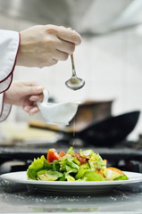 Wall Mural - chef preparing meal