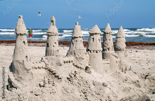 Foto-Leinwand ohne Rahmen - sand castle (von mikesch112)
