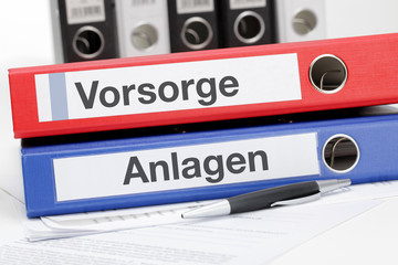 Poster - Aktenordner Vorsorge Anlagen