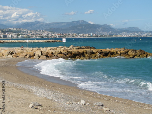 Board z aluminiowym obramowaniem Villeneuve Loubet Marina (Francja, Riwiera Francuska)
