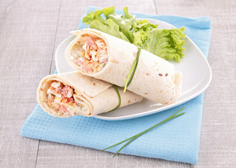 Poster - wraps/fajita