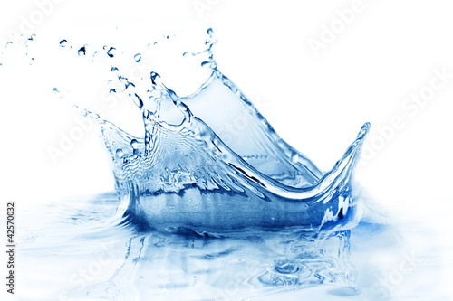 Naklejka - mata magnetyczna na lodówkę Fresh water splash