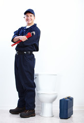 Canvas Print - Professional plumber.