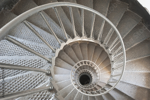 Board z aluminiowym obramowaniem Spiralne schody do nieskończoności
