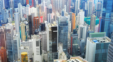 Poster - Hong Kong business district