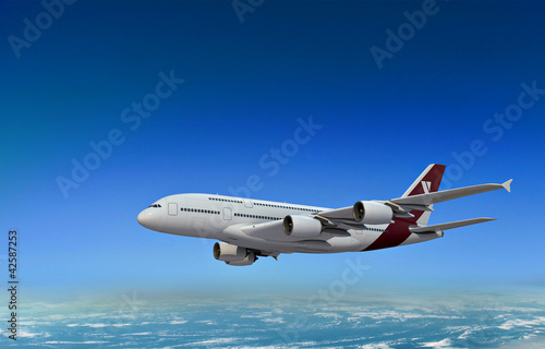 Naklejka na szybę A380-1