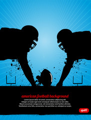 Wall Mural - Football Faceoff