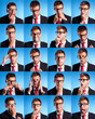 © Viorel Sima - many business man facial expressions