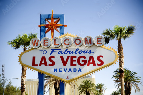 Naklejka samoprzylepna Las Vegas