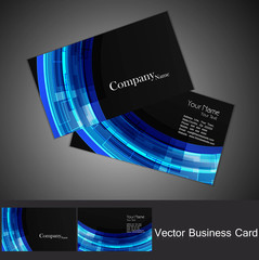 Wall Mural - abstract colorful business card set technology vector