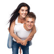 © tonic - Happy young couple in casual clothing