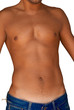 © KLARISSA SAN - Portrait of young sexual tanned guy, rear view